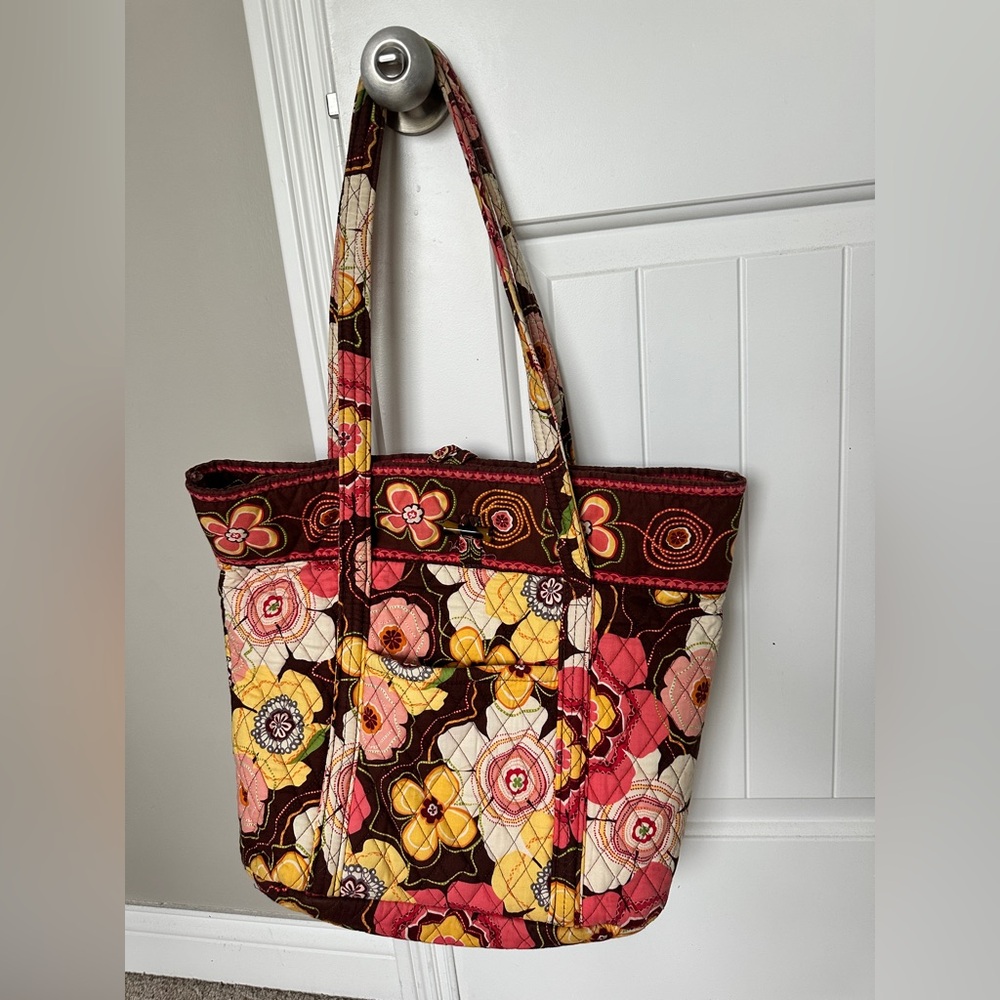 Vera Bradley Large Tote Bag – Buttercup (Retired Print)